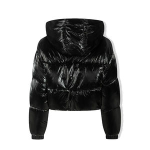 Chaqueta Corta Acolchada Estilo Athleisure para Mujer, Chaqueta Deportiva para Gimnasio, Chaqueta Ligera y Cálida para Correr con Orificios para los Pulgares - Product Image 2