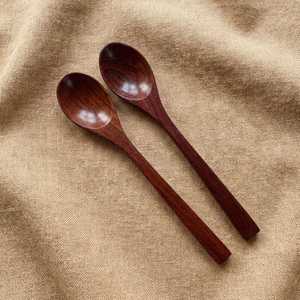 Cuillère de cuisine artisanale en bois de rose, ustensile de cuisine en bois naturel, cuillère réutilisable écologique, idée cadeau - Product Image 2