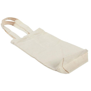 Bolsa de Lona 100% Algodón para una Sola Botella de Vino, Fabricación Personalizada, Reutilizable, Tejido Resistente - Product Image 5