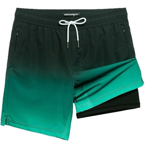 Shorts d'été en polyester ou nylon élastique, imprimé AOP, shorts de bain à séchage rapide, style décontracté, taille tissée avec cordon de serrage, en provenance du Bangladesh. - Product Image 5