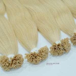 Vietnamese Remy V-Tip Keratin Hair Extension Blonde Double Drawn High Quality Human Full Ends Real Hair Wholesale Vendors - Product Image 3