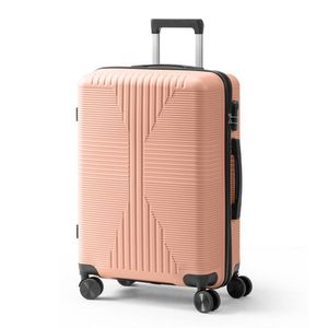Valigia Trolley Sportiva da 24 Pollici in PP con Serratura Non TSA per Colore Rosa - Product Image 1