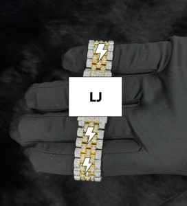 Reloj de Edición Limitada con Diamantes Moissanite VVS, Esfera Romana, Movimiento Japonés Automático, Estilo Hip Hop, Lujoso y Brillante, para Hombre - Product Image 2