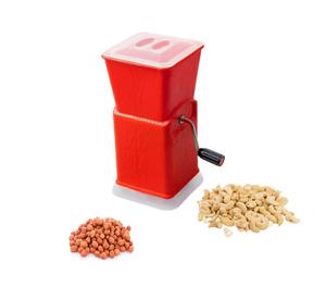 Moulin à épices manuel Anax en bois avec couvercle, manivelle, compatible lave-vaisselle, outil de cuisine carré, style rétro, design minimaliste - Product Image 2