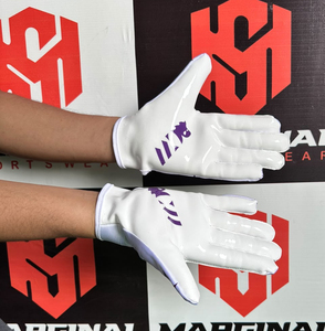 Guantes de Fútbol Americano de Talla Grande, Transpirables, con Diseño Impreso y Palma Antideslizante, Ropa Deportiva a Bajo Precio, Guantes de Fútbol Americano para Hombre - Product Image 3