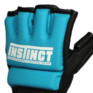 Guantes de Entrenamiento de MMA de Media Palma de Cuero PU de Primera Calidad, Precio de Fábrica, Guantes de Boxeo Muay Thai con Dedos Descubiertos para Entrenamiento de MMA - Product Image 3