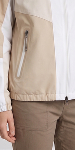 เสื้อแจ็คเก็ตกันลมน้ำหนักเบาสำหรับผู้หญิง ปรับแต่งได้ กันน้ำ มีซิปและกระเป๋า เหมาะสำหรับกีฬากลางแจ้ง - Product Image 6