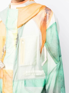 100% chaqueta cortavientos impermeable sublimada de nailon con capucha hecha a medida chaquetas de serigrafía con estilo de verano de sublimación - Product Image 5