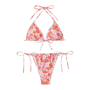 <b>Sexy</b> Striped Micro <b>Bikini</b> 2026 Trend Women Swimsuit Female Halter Swimwear Thong <b>Bikinis</b> <b>Set</b> Two-piece Beachwear Bathing Suit - Product Image 1