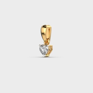 Colgante de boda con diamante moissanita talla corazón, joyería romántica, regalo de aniversario para el amor, colgante para uso diario, colgante para mujer - Product Image 4