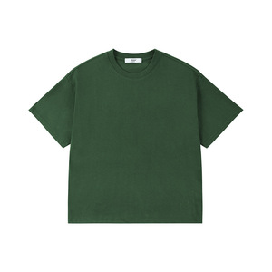 Prime Quality Custom <b>Logo</b> Heavyweight Knitted Round Neck T-shirts 100% Cotton Men 300 Grams Oversized Boxy Blank Men Shirts - Product Image 4