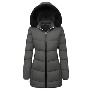 Veste longue matelassée élégante pour homme, 70 % duvet, doublure en coton, très chaude, idéale pour la marche quotidienne - Product Image 1