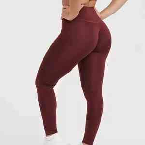 Custom New <b>High</b> Quality Reversible Plus Size 2-Piece <b>Women's</b> Fitness Sportswear Set Running Sports Bra Gym <b>Leggings</b> <b>Waist</b> Front - Product Image 4