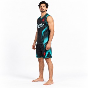 Ensemble de vêtements de sport respirants pour l'entraînement et les matchs de basketball, maillot et short personnalisés pour équipe, vêtements de sport athlétiques - Product Image 3