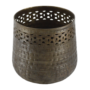 Best Tabletop Tableware Decor Design Tealight Holder <b>Decorative</b> Wax <b>Jar</b> with Solid Metal Votive Holder for Home or Office - Product Image 5