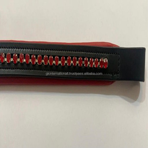 Banda ecuestre de piel auténtica importada con cristales ostentosos, alta calidad, diseño personalizado, fabricante al por mayor - Product Image 3