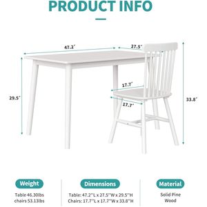 Set di 4 Sedie in Legno Robuste YS Contemporary per Arredamento Casa, con Funzione Regolabile, per Sala da Pranzo e Cucina - Product Image 5