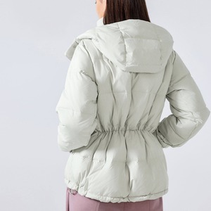 High Quality Women Winter Vintage Puffer <b>Jacket</b> Hooded Custom Made Long Sleeve Waterproof Windproof Zipper Print Latest - Product Image 4