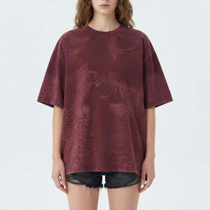 Camisetas Extra Grandes para Mujer, Tela Transpirable, Corte Holgado, Uso Diario Informal, Cuello Redondo, Atuendo Suave y Cómodo, Ropa de Verano - Product Image 1
