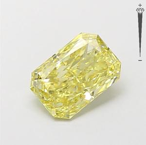 Diamante Cultivado en Laboratorio con Certificación IGI, Corte Radiante de 1.04 CT, Color Amarillo Fantasía, Claridad VVS2, CVD LG 792675381, ROYAL GEMS PARA JOYERÍA - Product Image 1