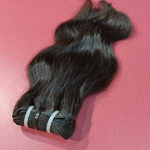 Doux soyeux indien unique Remy cheveux vierges naturels cheveux raides non traités indien du sud Remy cheveux raides vague profonde - Product Image 5