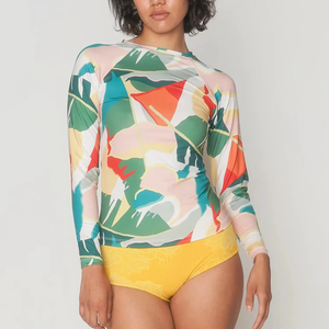 เสื้อรัดรูปออกกำลังกายสำหรับผู้หญิง คุณภาพสูง ออกแบบเองได้ ระบายอากาศ แห้งเร็ว ซับลิเมชั่น สำหรับวิ่งและฟิตเนส - Product Image 2