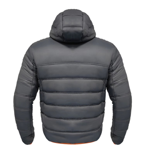 Autumn and Winter Short Men's <b>Coat</b> Down Padded Jacket Standing Collar Warm Padded Jacket Polyester Wadding Regular Fit - Product Image 2