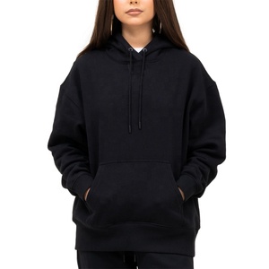 Heavyweight Cotton/Fleece Oversize Pullover <b>Hoodie</b> Custom Street Fashion for Men <b>Women</b> Printed Hooded Collar Winter Wear - Product Image 3