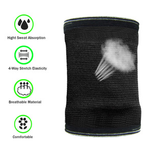 สายรัดข้อมือและสนับเข่าแบบถัก ทอด้วยเส้นใยอินฟราเรด ขายดี ระบายอากาศได้ดี ยืดหยุ่น กระชับ บรรเทาอาการปวด ป้องกันการบาดเจ็บจากการเล่นกีฬา - Product Image 6