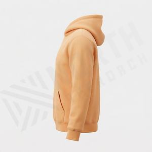 Sweat à capuche pour homme en molleton épais 100% coton, coupe classique, avec logo personnalisé imprimé, streetwear, respirant, séchage rapide, hiver - Product Image 3