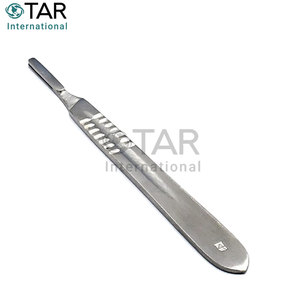 ด้ามจับโลหะ เหมาะสำหรับงานเดอร์มาแพลนนิ่ง และเครื่องมือผ่าตัดทางการแพทย์ ผลิตจากสแตนเลสคุณภาพสูง ทนทาน ใช้ซ้ำได้ - Product Image 2