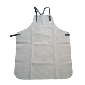 Delantal de Soldadura de Cuero Vacuno, Ropa de Soldadura Resistente, Delantal de Soldadura de Cuero Dividido, Ignífugo, Ropa de Trabajo Industrial - Product Image 1