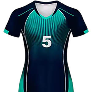 Uniformes de Voleibol Deportivos para Exteriores de Alta Calidad, Personalizados con Logotipo, Transpirables, de Secado Rápido, Hechos de Poliéster - Product Image 3