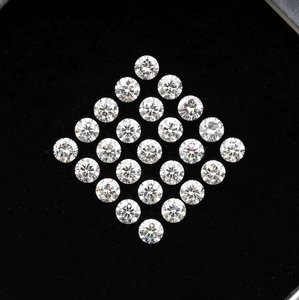 Diamant de culture, 2,2 mm, taille brillant rond, pureté VVS - VS, couleur blanche E - F, pour la création de bijoux et de bagues sur mesure - Product Image 1