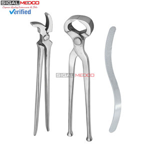 Complete Reusable Veterinary Horse Farrier <b>Tool</b> Kit 6-Piece Hoof Care Set Stainless Steel Hoof Rasp Hoof Knife Horseshoe <b>Puller</b> - Product Image 2