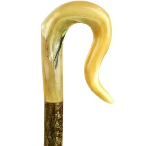 MIGHT - Palo de Caballa Tallado Ecológico, Tamaño Personalizado, Mango Moderno, Mejor Calidad, Color Natural, Arte y Coleccionismo - Product Image 1