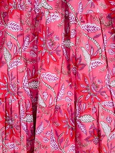 Women's Girls' Pure Cotton Maxi Dress Indian Block Print Casual Summer Evening Party Trendy New Wholesale Long Midi Dress - Product Image 5