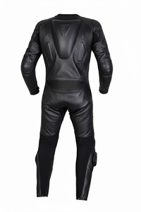 Blouson bomber streetwear en cuir style baseball universitaire - Product Image 3