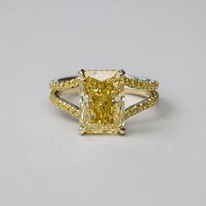 Trendy Rose Gold Plated Lab Grown Diamond Moissanite <b>Cross</b> <b>Ring</b> Stylish Jewelry for Women - Product Image 3