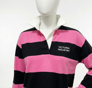 Polo en coton personnalisé pour femmes, polo rayé à manches courtes, polos d'été pour femmes - Product Image 2