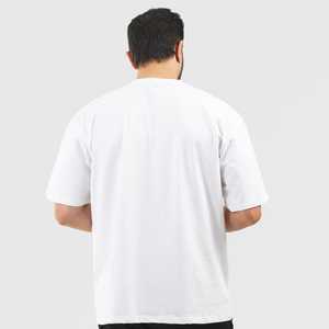 Camiseta 100% Algodón al por Mayor, Camiseta Casual Blanca para Hombre, Manga Corta, Cuello Redondo, Transpirable, Logotipo Personalizado, Fabricante de Marca Privada - Product Image 4