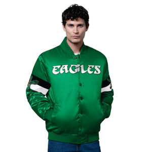Veste universitaire de baseball Eagle, face enduite, personnalisable, grandes tailles, unisexe, vente en gros - Product Image 5