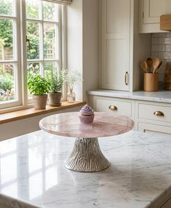 Plateau de service personnalisé en pierre de quartz rose naturel, poli, métallique, écologique, design élégant pour usage résidentiel, idéal pour offrir en cadeau - Product Image 5