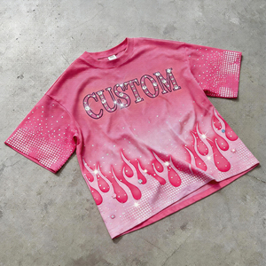 Hoodie personnalisé de qualité supérieure, effet délavé soleil et strass, impression sérigraphique premium, 100% coton, unisexe. - Product Image 4