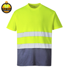 T-shirts de travail pour la construction, chemises haute visibilité, chemises de sécurité réfléchissantes - Product Image 2