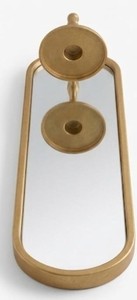 Modern Minimalist Iron <b>Wall</b> <b>Sconce</b> Mirror Gold Finish Arched Decorative Metal <b>Wall</b> <b>Sconces</b> with Pillar Candle Holder Luxury Home - Product Image 3