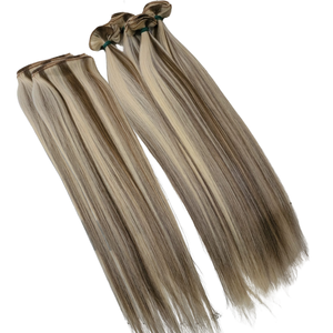 2025 Meilleure vente indonésien blond droit humain vierge Remy Extensions de cheveux nouveauté Double trame faisceaux de cheveux haut de gamme - Product Image 1