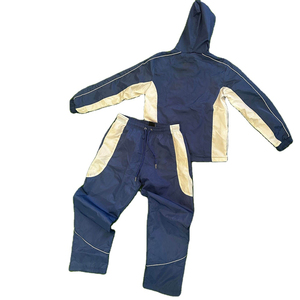 Nouvelle veste coupe-vent élégante pour homme avec fermeture éclair, ensemble coupe-vent fin d'hiver, survêtements en nylon en gros, OEM - Product Image 4