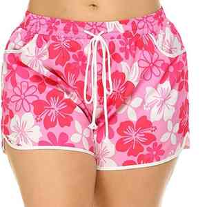 Pantalones cortos de playa para mujer, transpirables, duraderos, de verano, con logotipo personalizado, material sostenible, impresión digital. - Product Image 6