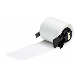 Étiquettes de câbles en vinyle auto-laminantes Brady, blanches, durables, imperméables pour imprimantes M6/M7 - Product Image 1